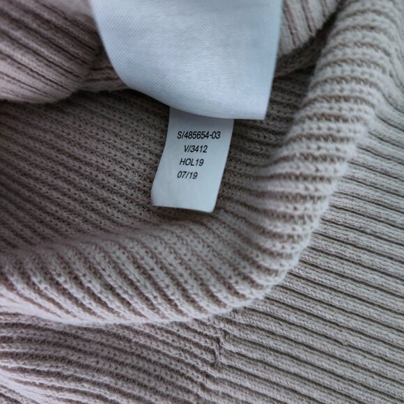 Banana Republic Sweater Women's Small (Fits Larger) Light Pink Knit Crew Neck - Picture 5 of 10